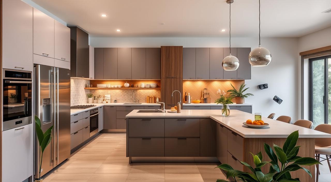 Planned Kitchens | Ideas and Special Tips 5 Cozinha planejada moderna com design funcional.