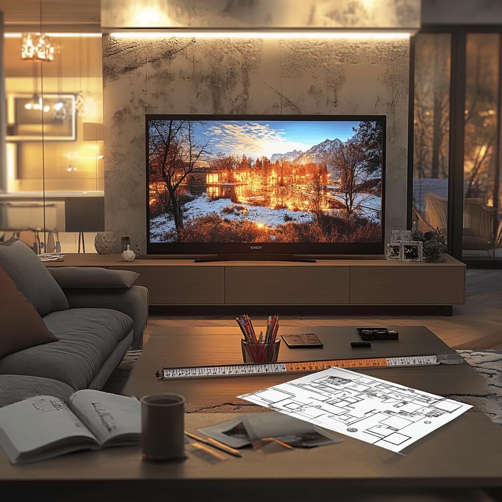Como Calcular a Distância Ideal Entre a TV e o Sofá