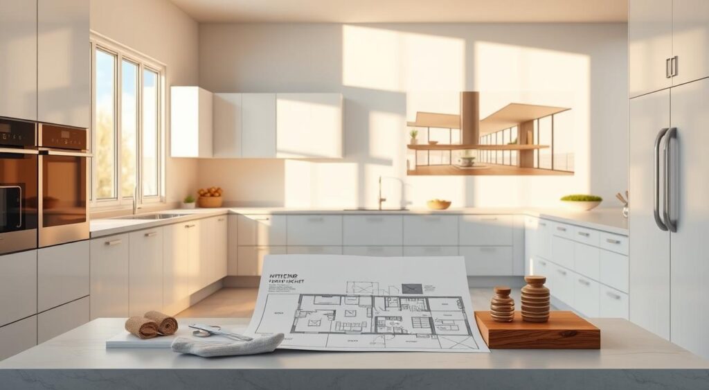 BUDGET FOR PLANNED KITCHEN: THE THINGS NOBODY TELLS YOU! 7 Imagem ilustrativa que explica os fatores que influenciam o custo de uma cozinha planejada.