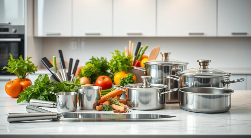 BUDGET FOR PLANNED KITCHEN: THE THINGS NOBODY TELLS YOU! 9 Imagem mostrando diferentes materiais utilizados em cozinhas planejadas.