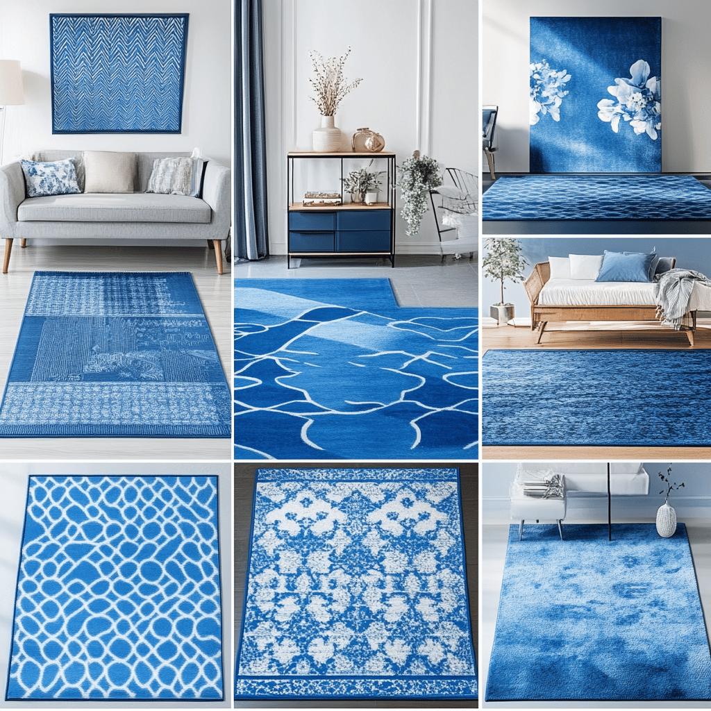 75 Modelos de Tapete Azul para Adicionar Cor à Sua Decoração