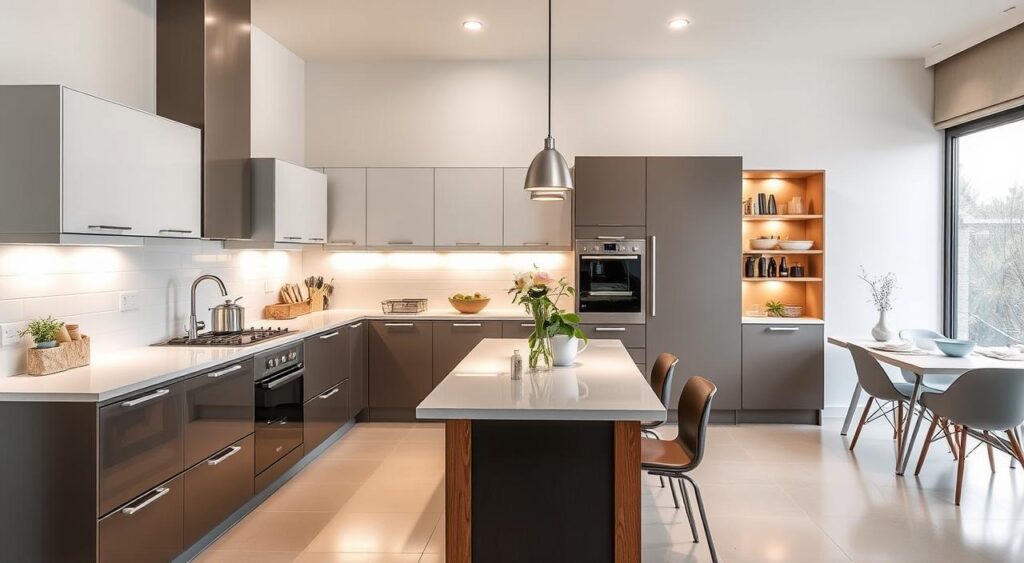 Planned Kitchens | Ideas and Special Tips 9 Material resistente em cozinhas planejadas aumenta a durabilidade.