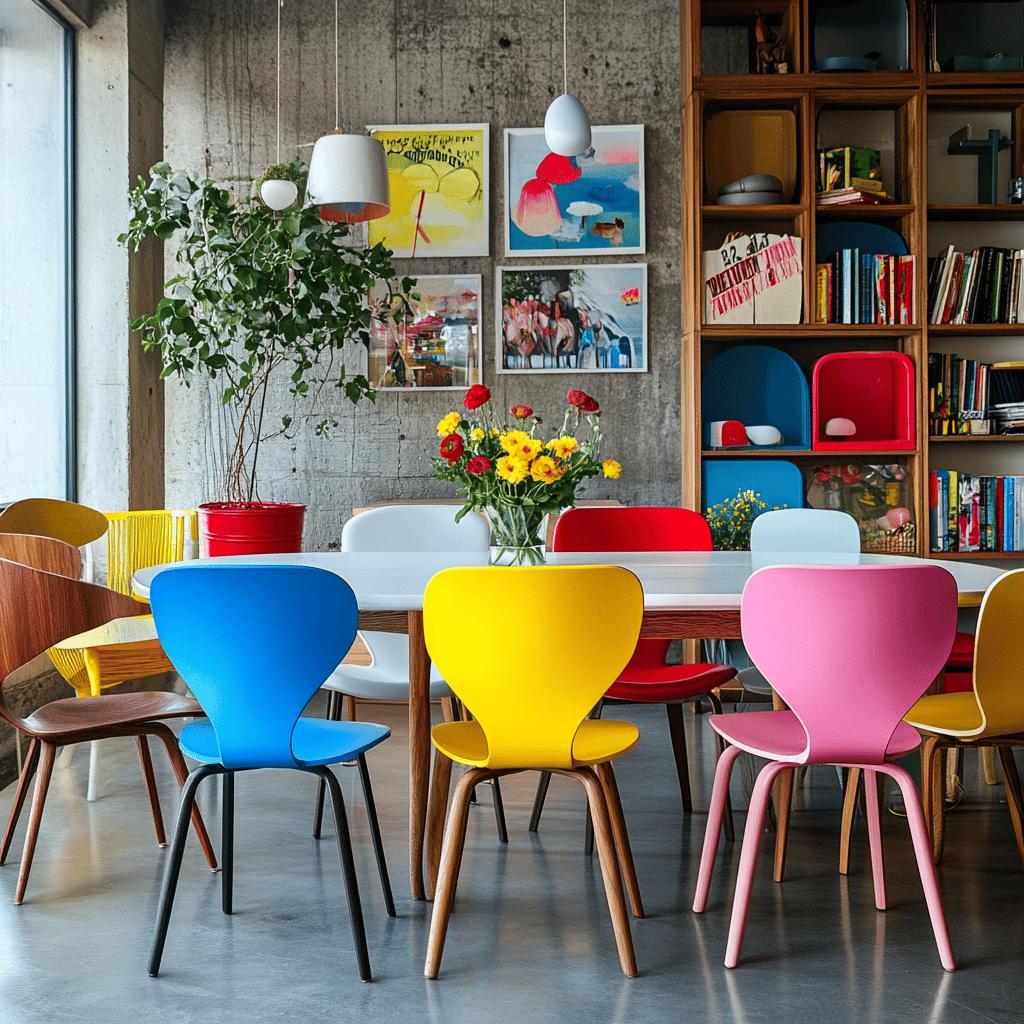 COLORFUL CHAIRS: 65 INSPIRATIONS TO BRIGHTEN YOUR HOME 6 Cadeiras coloridas: 65 inspirações para alegrar seu lar