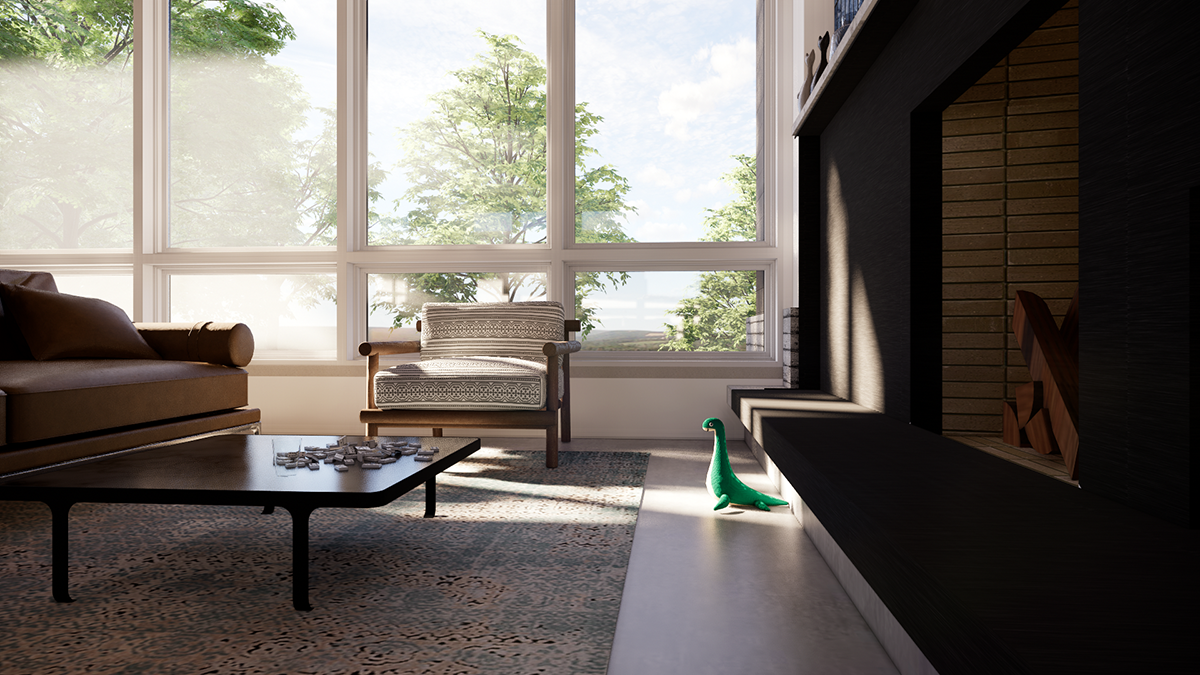 exemplo de renderizações utilizadas para transmitir a intenção de design ao cliente