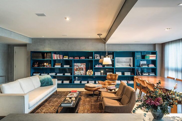 INOVE NA DECORAÇÃO COM UMA ESTANTE NO TOM