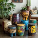 6 Modelos de Banco de Tambor para Decorar sua Casa