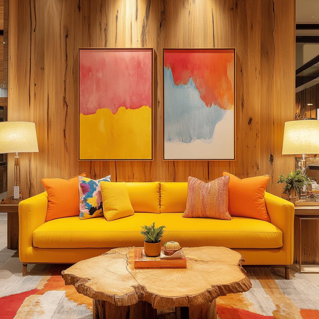 Cores quentes: 70 ideias para esquentar a decoração do ambiente