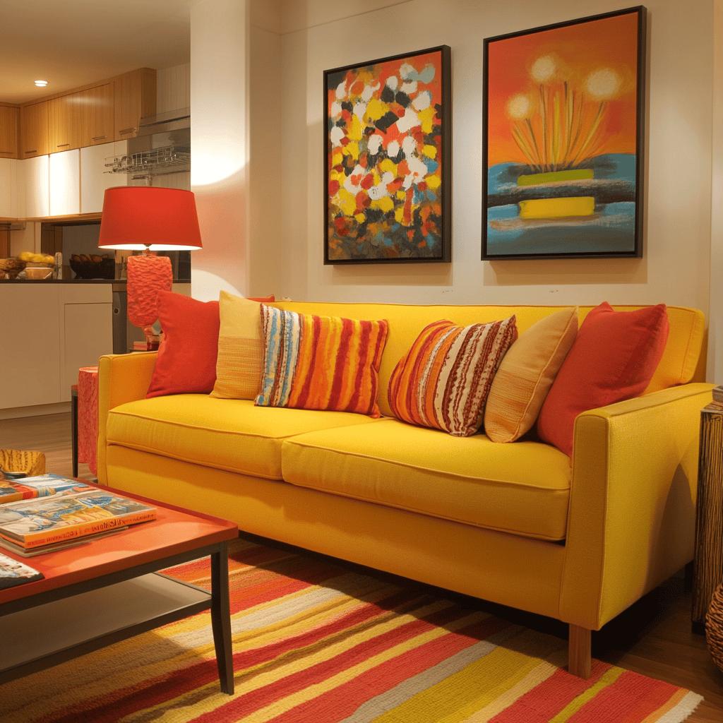 Cores quentes: 70 ideias para esquentar a decoração do ambiente