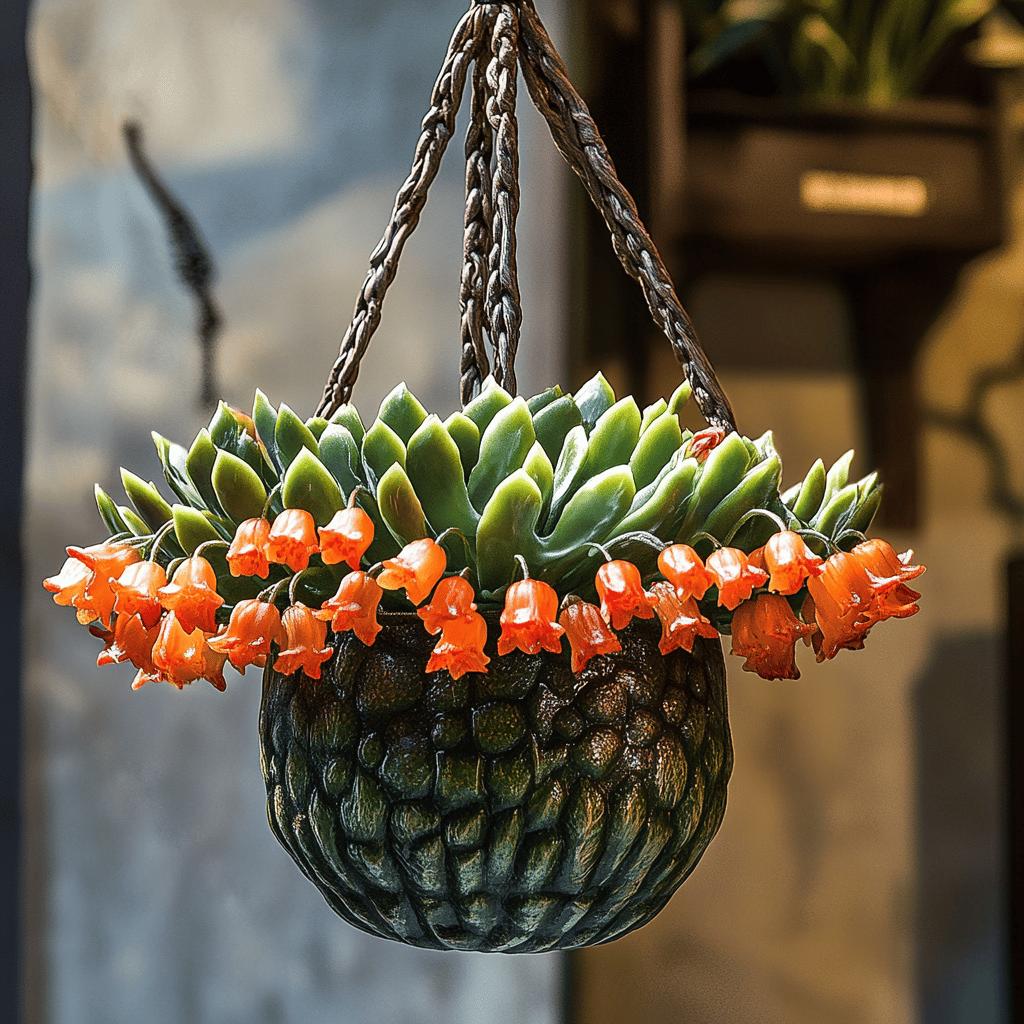 Cotyledon pendens: A Beleza Singela da Suculenta Pendente