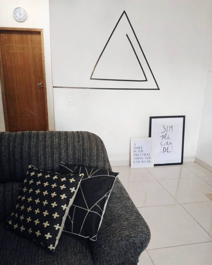 DECORATING WITH ELECTRICAL TAPE: 90 INSPIRATIONS TO DO NOW! 7 A beleza está nos pequenos detalhes