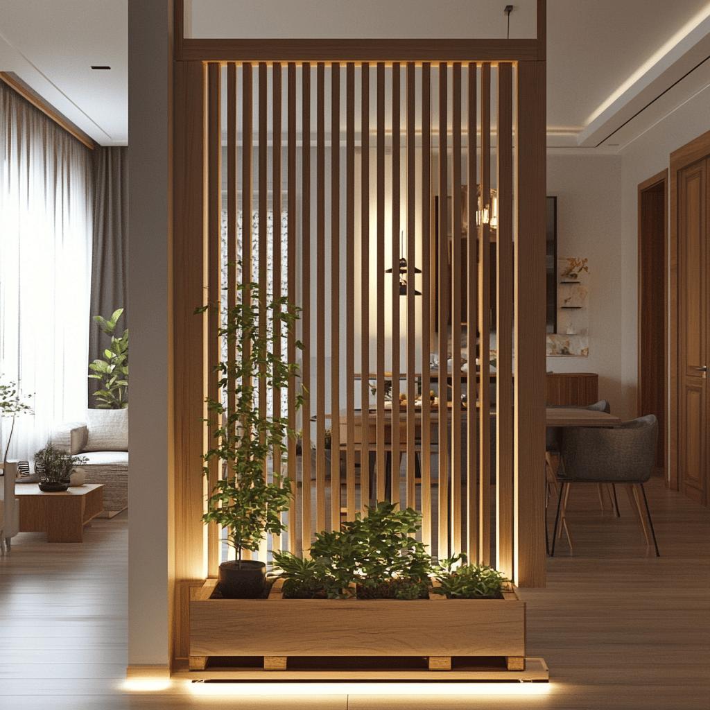 52 Modelos de Divisória de Madeira para Decorar a Sua Casa
