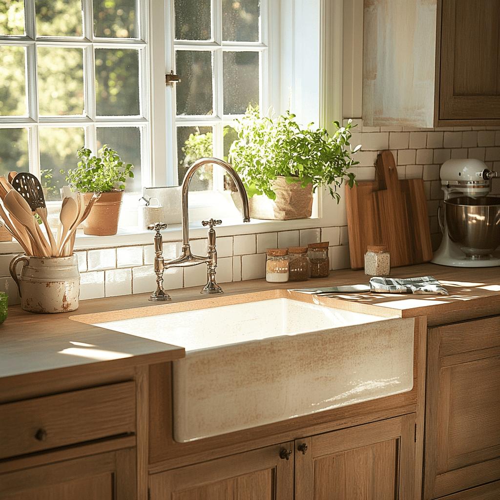 25 FARM SINK MODELS TO HAVE A CHARMING KITCHEN 1 25 Modelos de Farm Sink para Uma Cozinha Encantadora