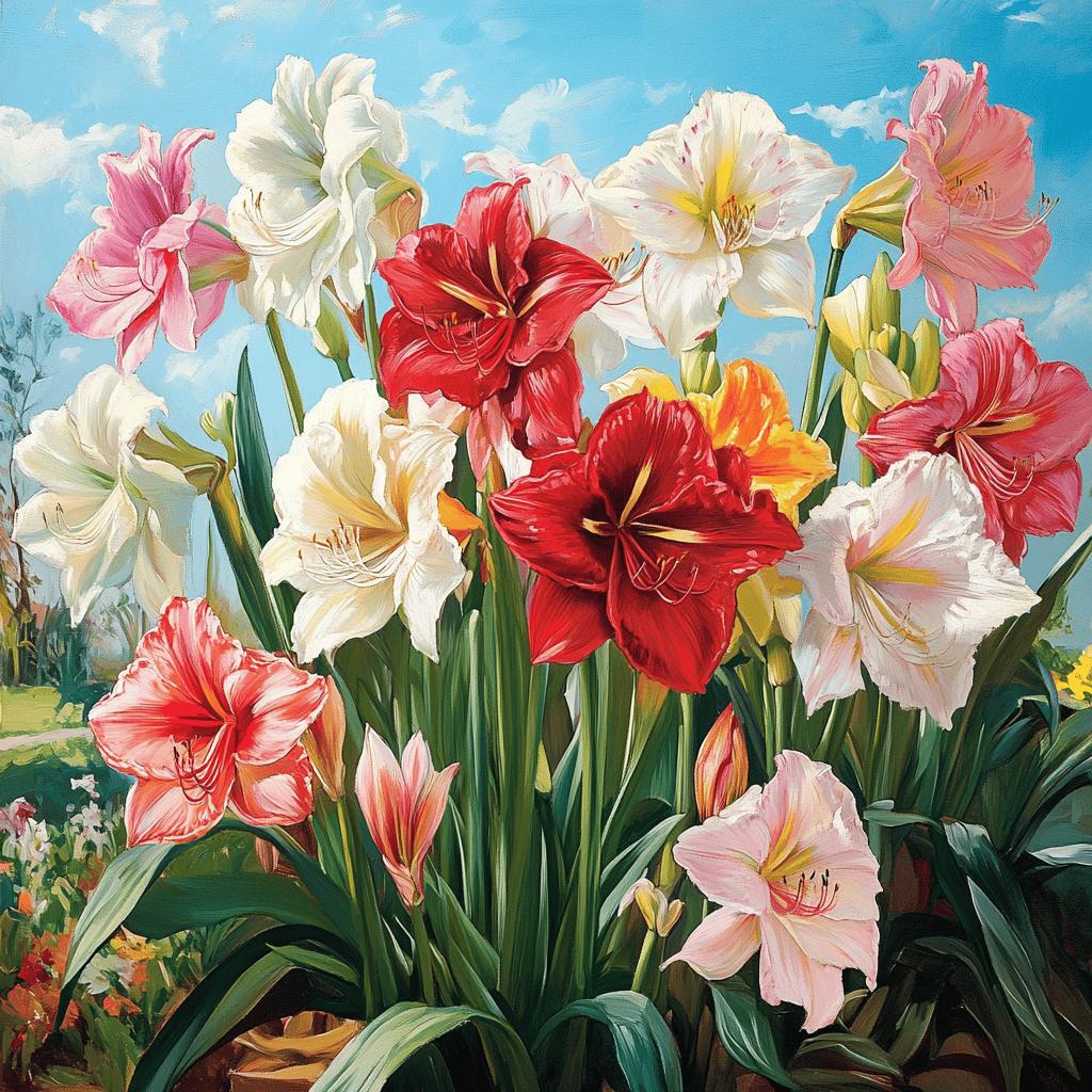 Floração de Amarílis