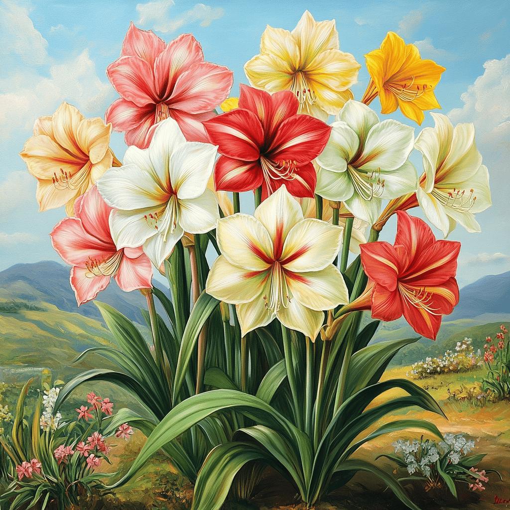 Floração de Amarílis