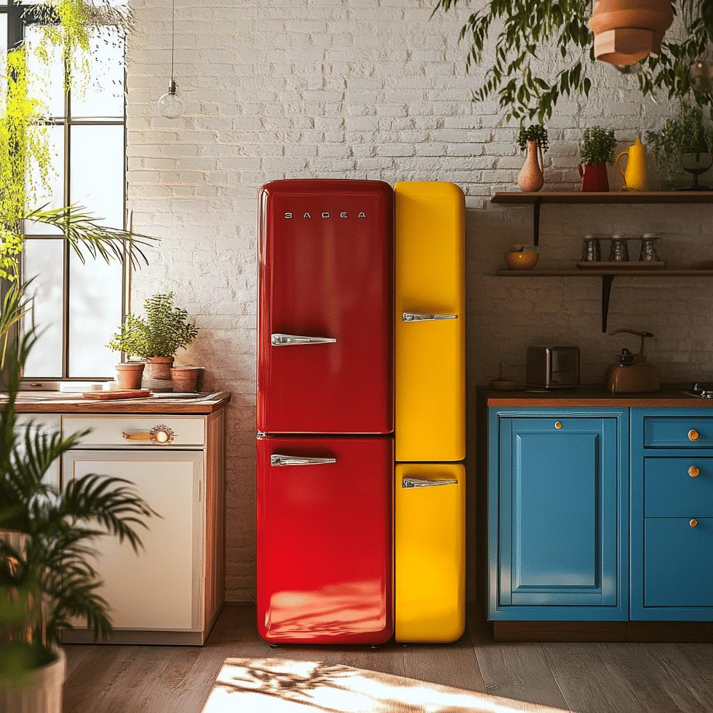RETRO FRIDGE: 20 WONDERFUL IDEAS AND MODELS TO PURCHASE 4 Geladeira retrô: 20 ideias maravilhosas e modelos para comprar
