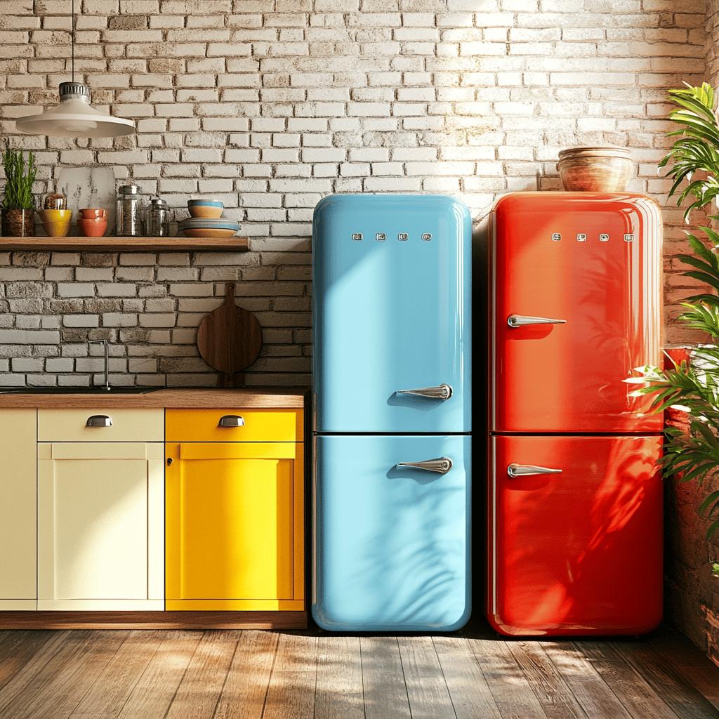 RETRO FRIDGE: 20 WONDERFUL IDEAS AND MODELS TO PURCHASE 6 Geladeira retrô: 20 ideias maravilhosas e modelos para comprar