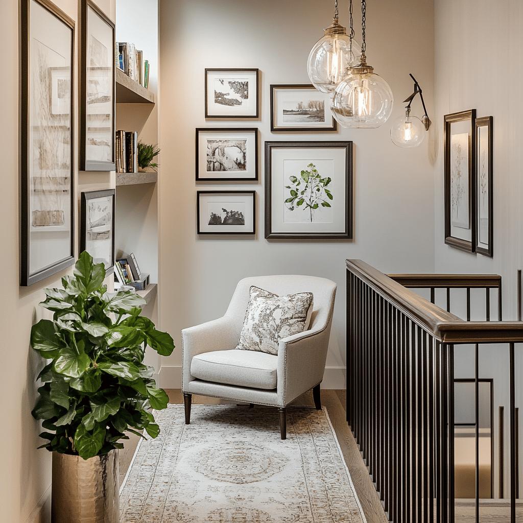 15 Ideias de Landing de Escadas para Estilizar seu Lar