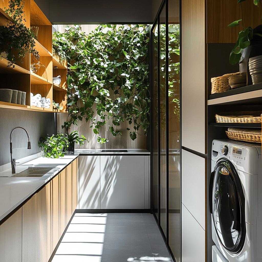 6 Ideias Práticas para Separar a Cozinha da Lavanderia