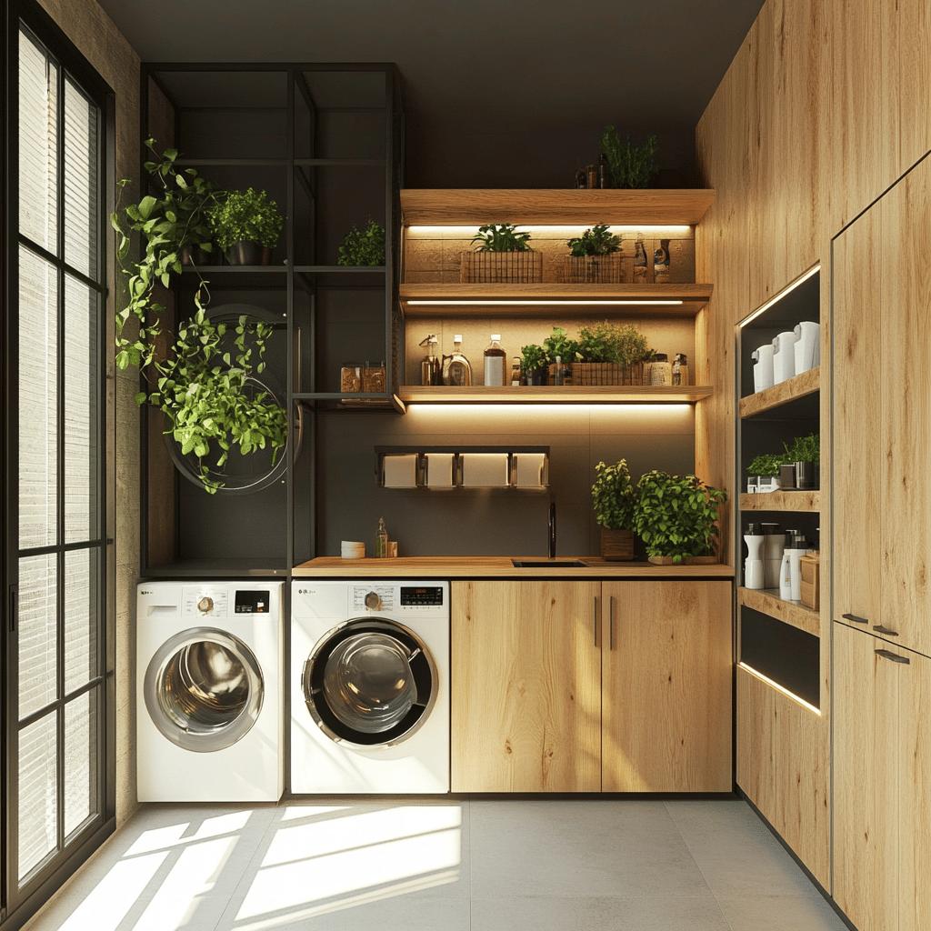 6 Ideias Práticas para Separar a Cozinha da Lavanderia