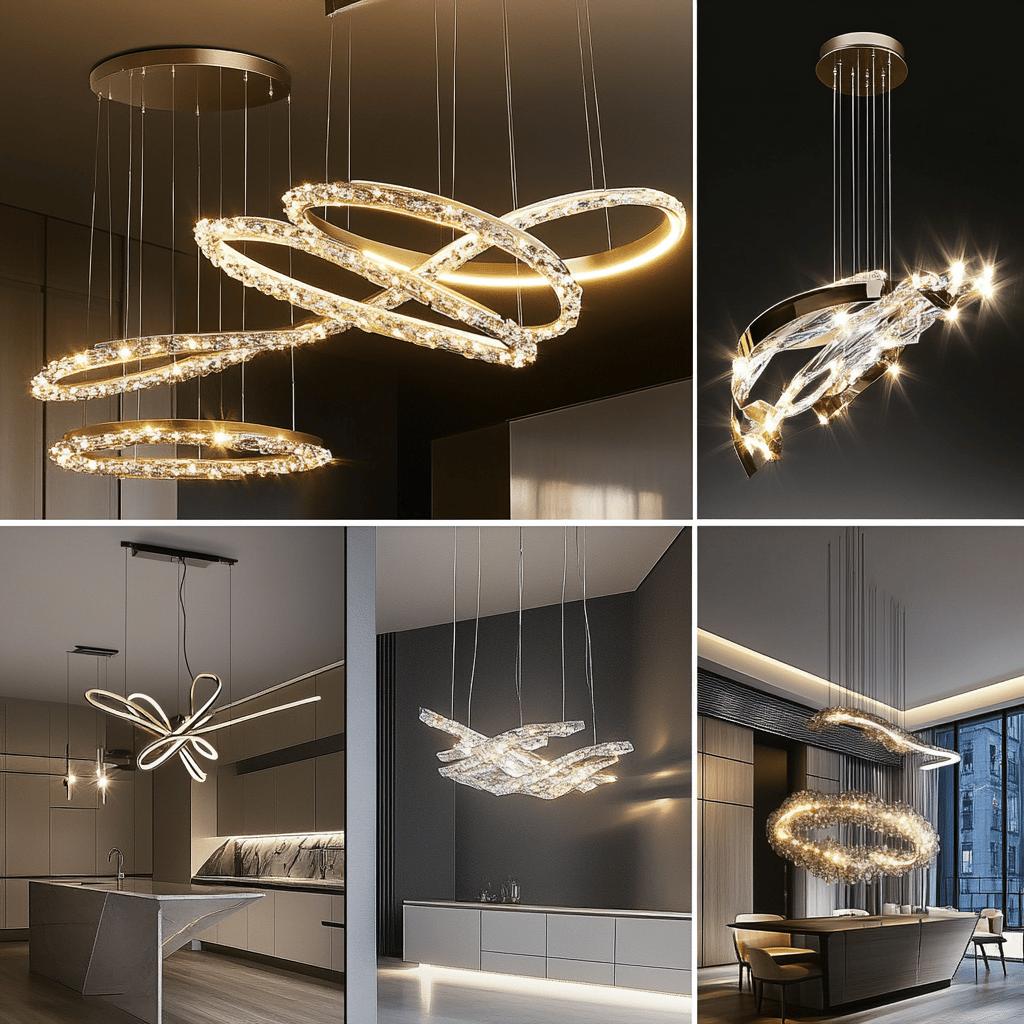 MODERN CHANDELIERS: 70 INSPIRATIONS TO INCLUDE IN YOUR DESIGN PROJECT 1 Lustres modernos: 70 inspirações para o seu projeto