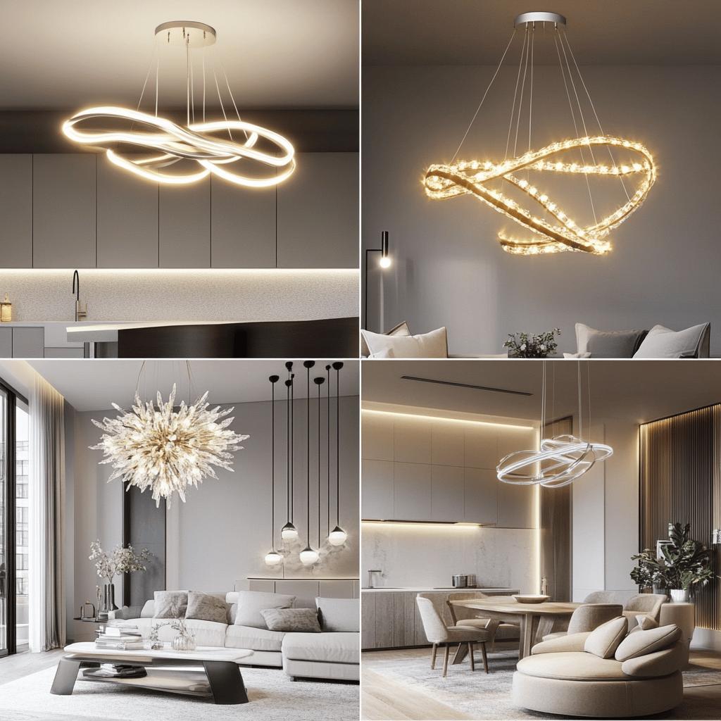 MODERN CHANDELIERS: 70 INSPIRATIONS TO INCLUDE IN YOUR DESIGN PROJECT 8 Lustres modernos: 70 inspirações para o seu projeto