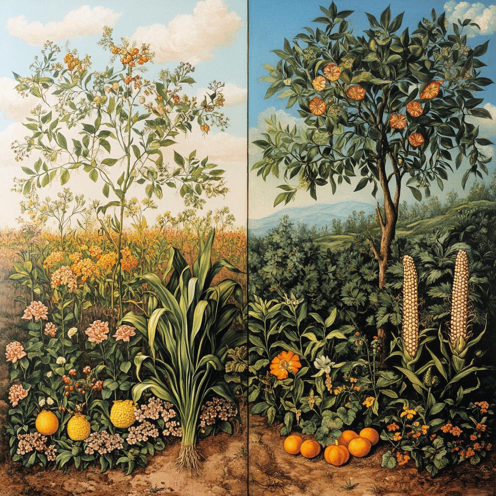 Diferenças entre Monocotiledôneas e Dicotiledôneas
