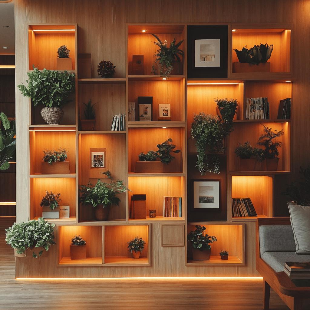 Nichos para sala: 60 ideias para organizar o espaço e onde comprar