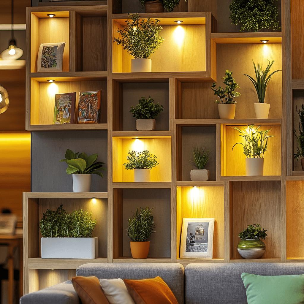 Nichos para sala: 60 ideias para organizar o espaço e onde comprar