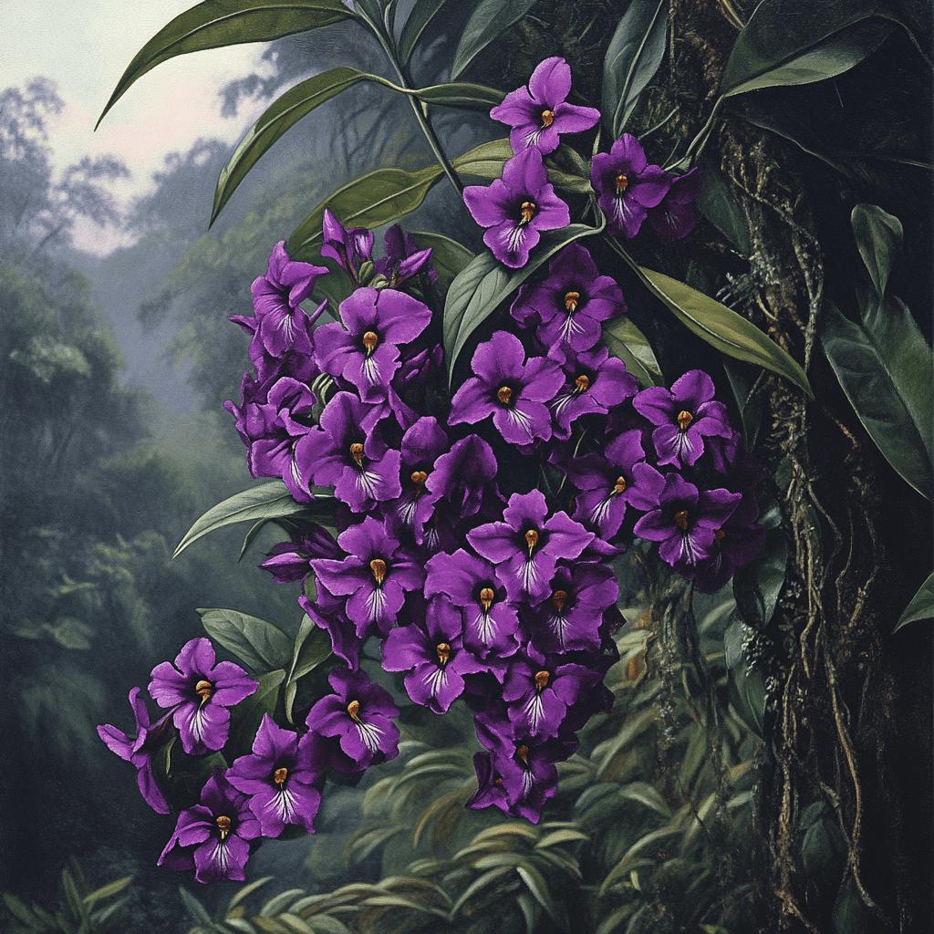 The Fascinating Pleroma Heteromallum: The Plant That Resembles a Quaresmeira 1 Orelha-de-onça: A planta que se assemelha à quaresmeira