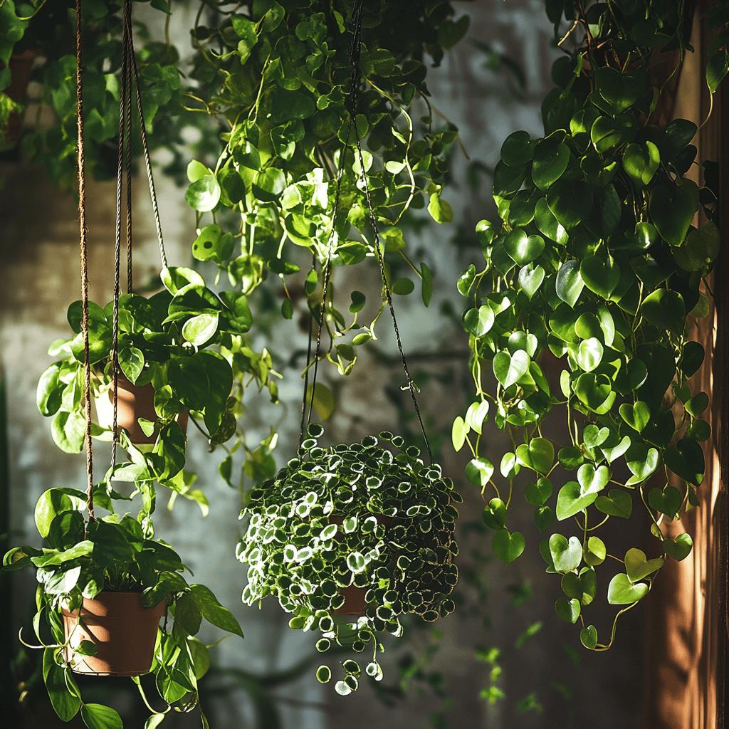 Plantas pendentes de sombra: 5 variedades de fácil cultivo