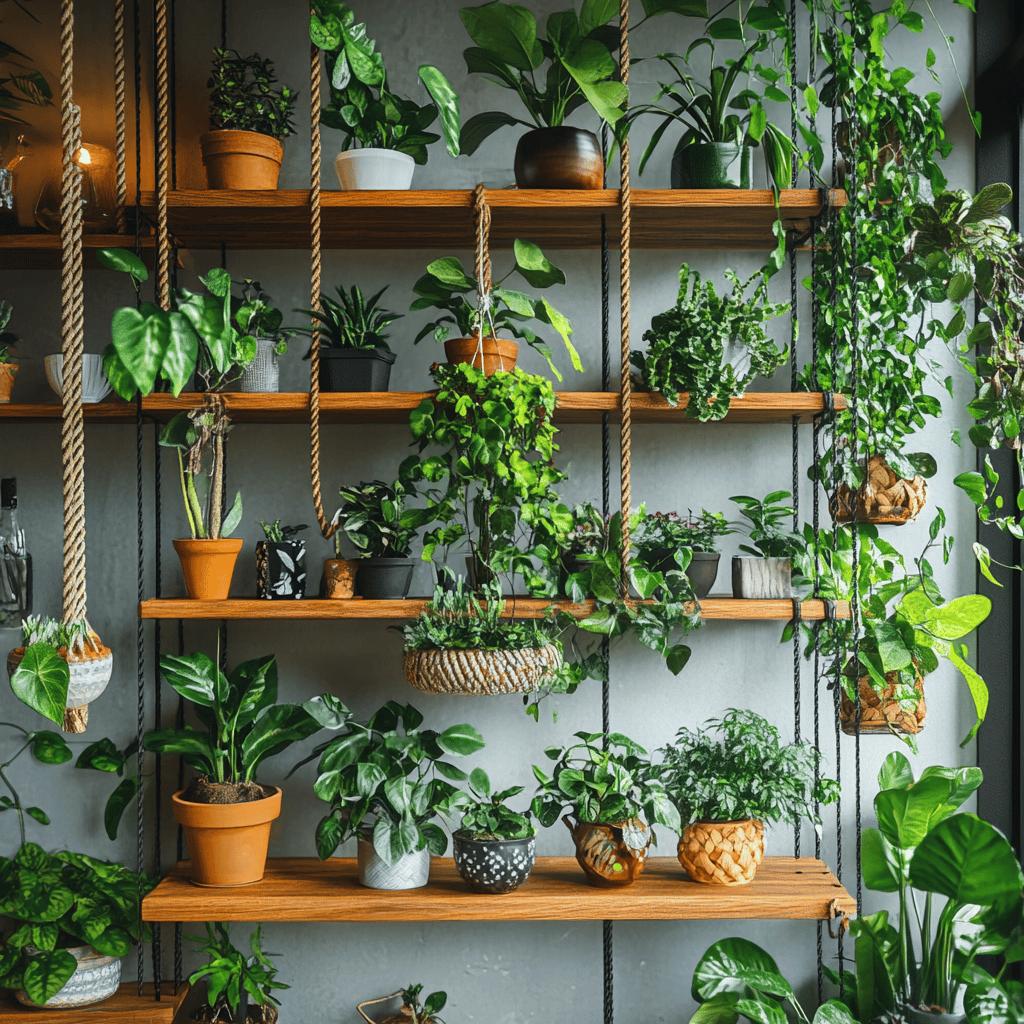 Prateleiras para Plantas: 20 Idéias e Tutoriais para Encher a Vida de Verde