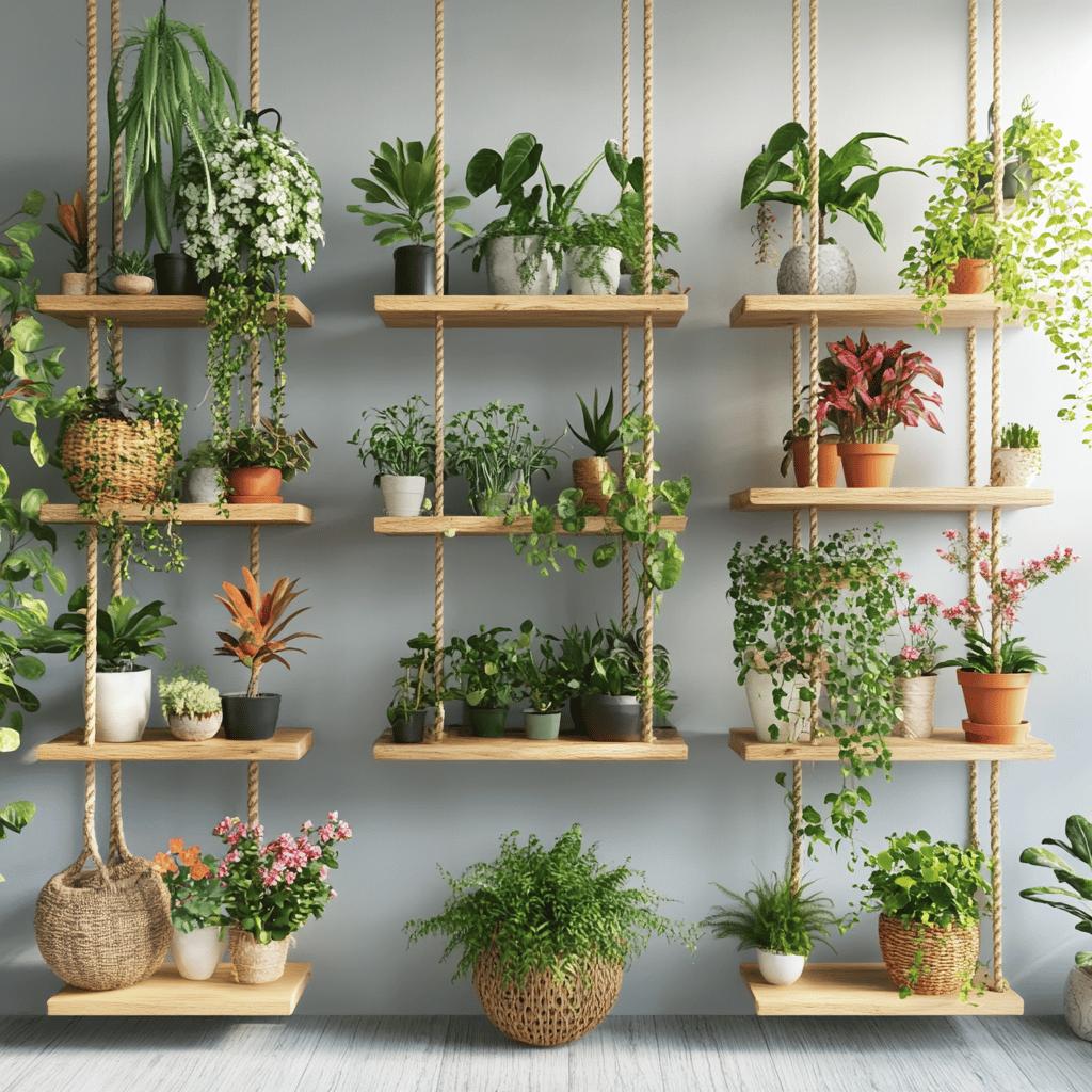 Prateleiras para Plantas: 20 Idéias e Tutoriais para Encher a Vida de Verde