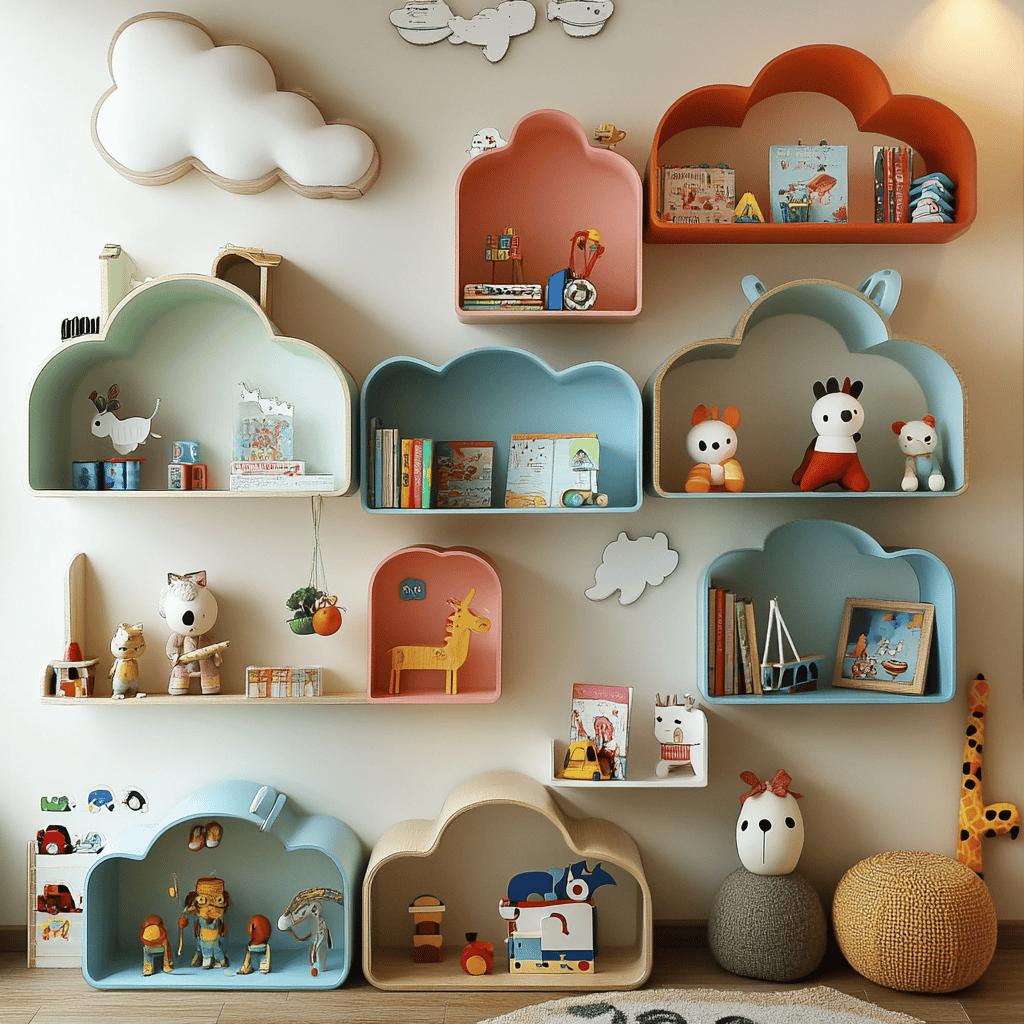 SHELF FOR KIDS' ROOM: 70 WAYS TO INCLUDE THIS ITEM IN THE DECORATION 1 Prateleiras para Quarto Infantil: 70 Maneiras de Incorporar na Decoração