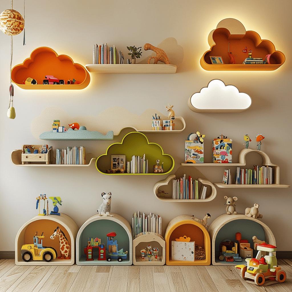 SHELF FOR KIDS' ROOM: 70 WAYS TO INCLUDE THIS ITEM IN THE DECORATION 4 Prateleiras para Quarto Infantil: 70 Maneiras de Incorporar na Decoração