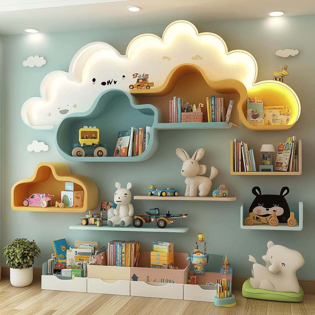 SHELF FOR KIDS' ROOM: 70 WAYS TO INCLUDE THIS ITEM IN THE DECORATION 6 Prateleiras para Quarto Infantil: 70 Maneiras de Incorporar na Decoração