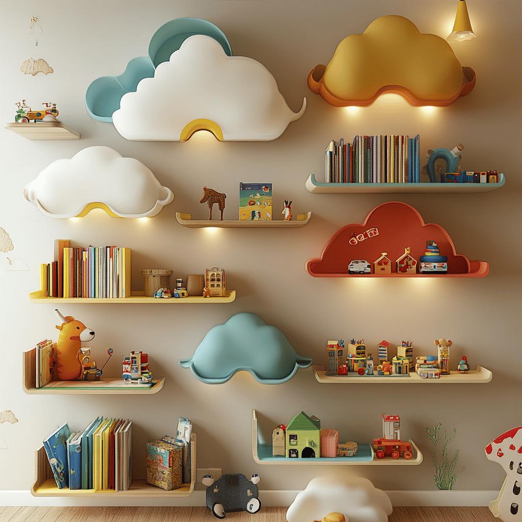 SHELF FOR KIDS' ROOM: 70 WAYS TO INCLUDE THIS ITEM IN THE DECORATION 8 Prateleiras para Quarto Infantil: 70 Maneiras de Incorporar na Decoração