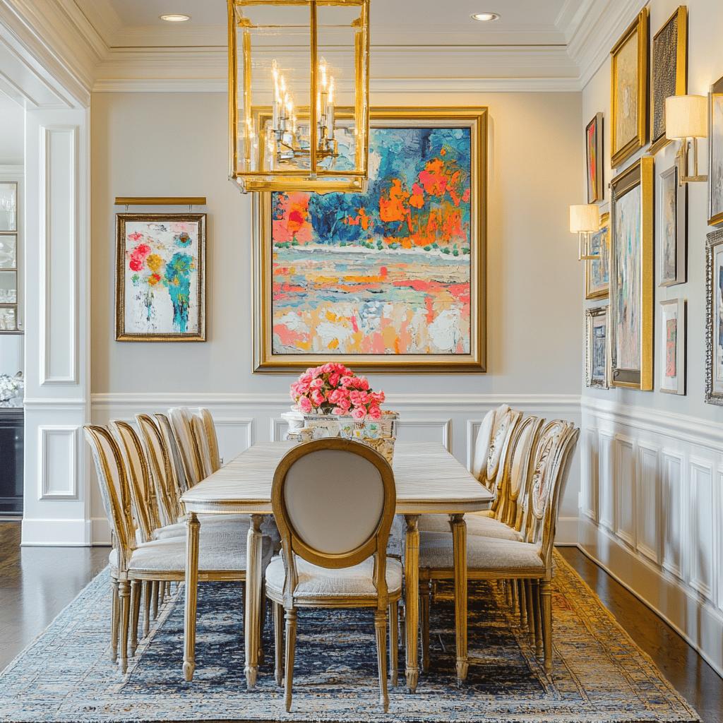 25 quadros para sala de jantar que transformam o ambiente através da arte