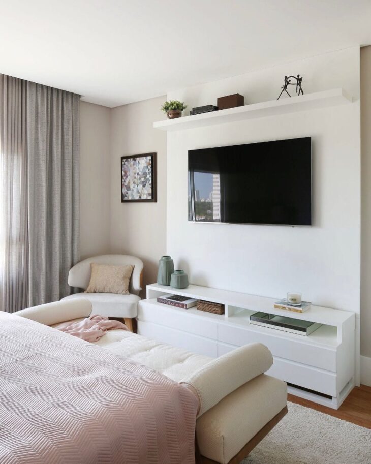 Rack usado em um quarto infantil.