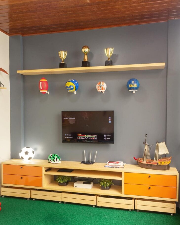 Modelo para quarto de descanso.