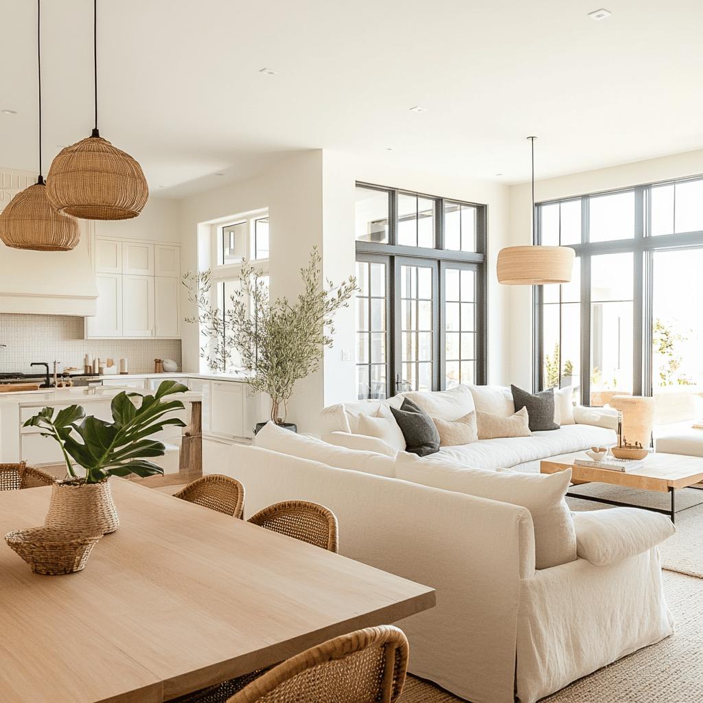 30 PHOTOS OF INTEGRATED LIVING AND DINING ROOMS TO TRANSFORM THE SPACE 6 30 Fotos de sala de estar e jantar integradas para transformar o cômodo