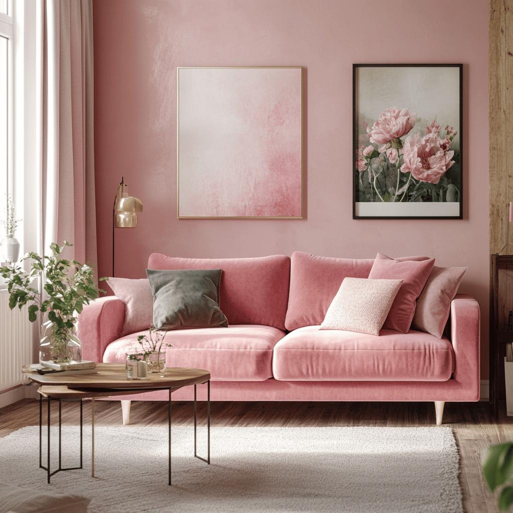 50 Projetos de Sala Rosa: Charme e Delicadeza em 8 Estilos