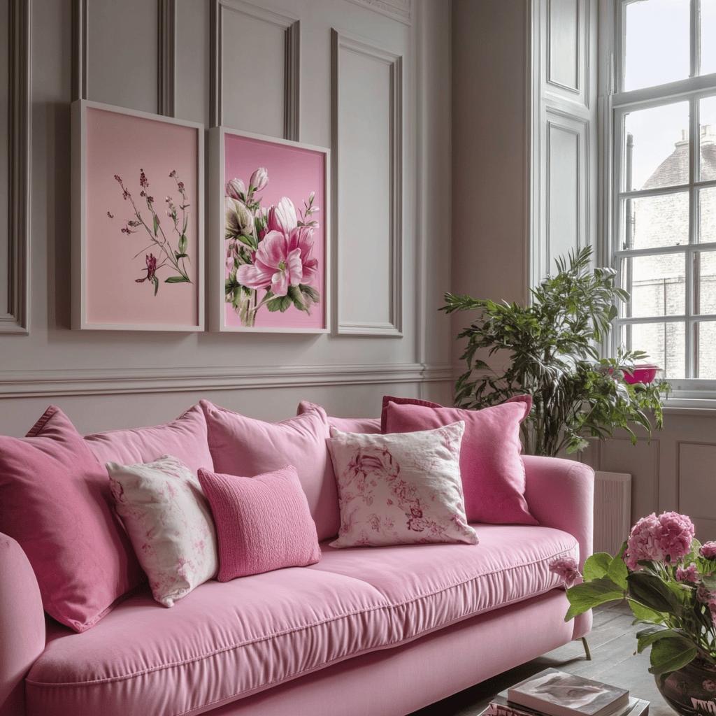 50 Projetos de Sala Rosa: Charme e Delicadeza em 8 Estilos