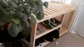 O guarda-roupa de pallet é uma opção barata