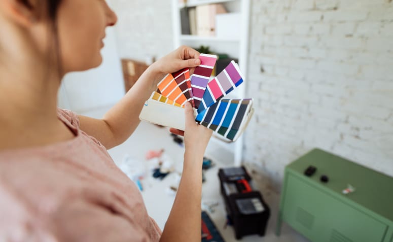 Color Simulator: Discover 6 Great Options for Testing 3 Simulador de cores: interface inicial com opções para testar combinações.