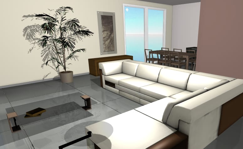 Color Simulator: Discover 6 Great Options for Testing 2 Simulador de cores 3D em uso, permitindo testar diferentes acabamentos.