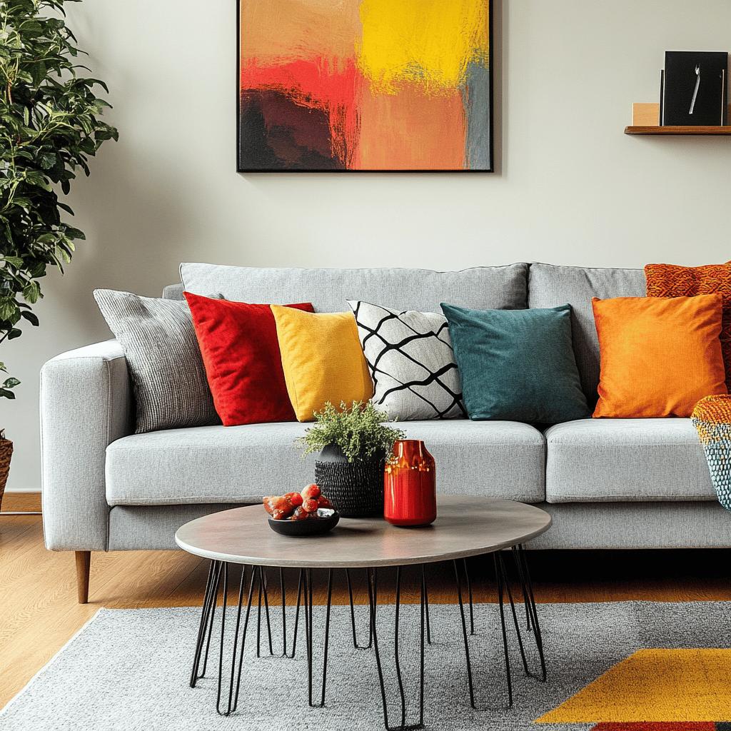 How to Use the Versatile Gray Sofa in Your Decor 4 Como Usar o Sofá Cinza na Decoração de Interiores