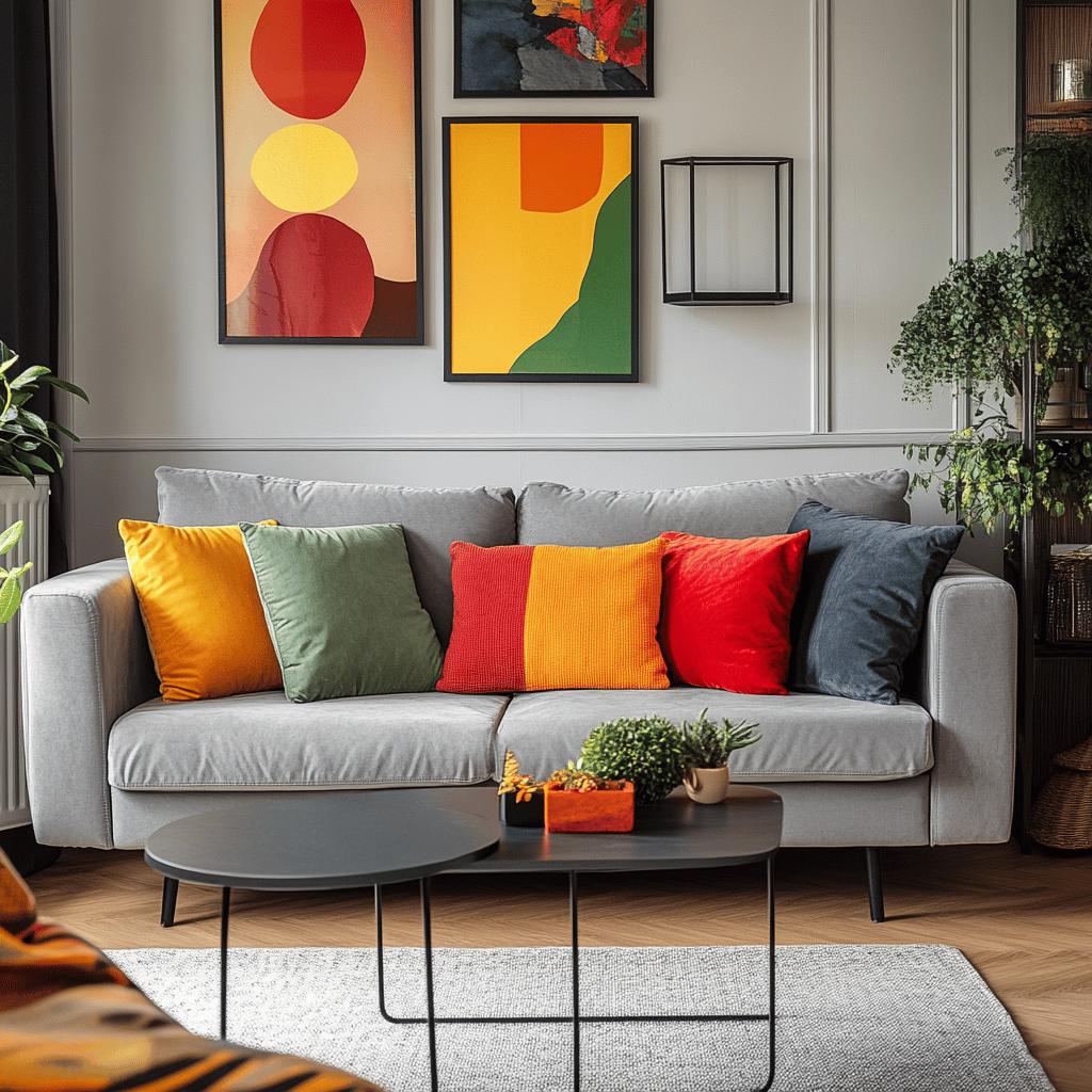 How to Use the Versatile Gray Sofa in Your Decor 8 Como Usar o Sofá Cinza na Decoração de Interiores
