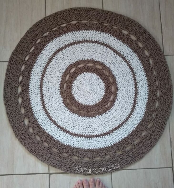 Foto de tapete de croche para banheiro 1 - 1 Foto: Reprodução / Trança Russa
