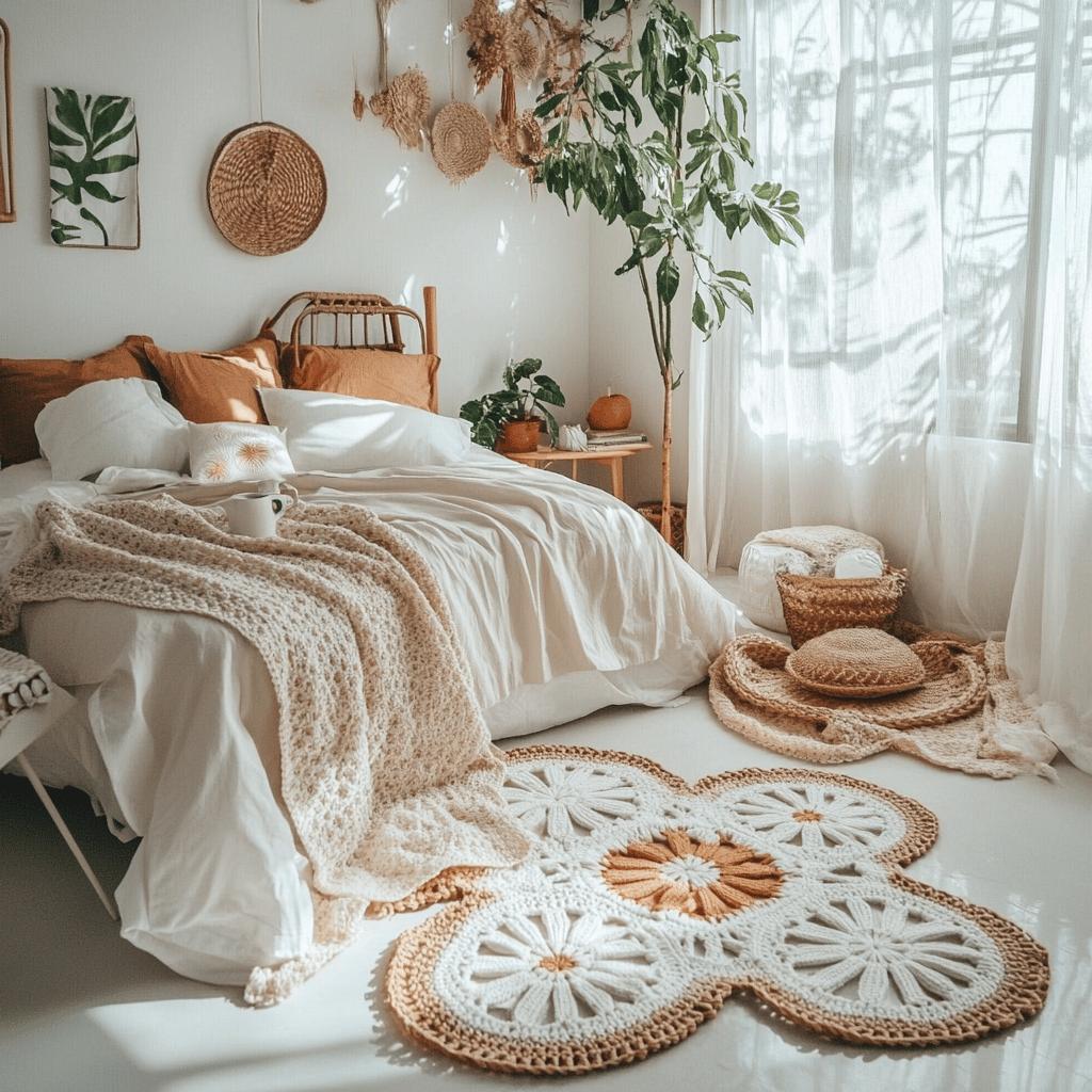 CROCHET RUG FOR BEDROOM: HOW TO DECORATE YOUR SPACE WITH THIS PIECE 1 Tapete de crochê para quarto: como decorar seu espaço com essa peça