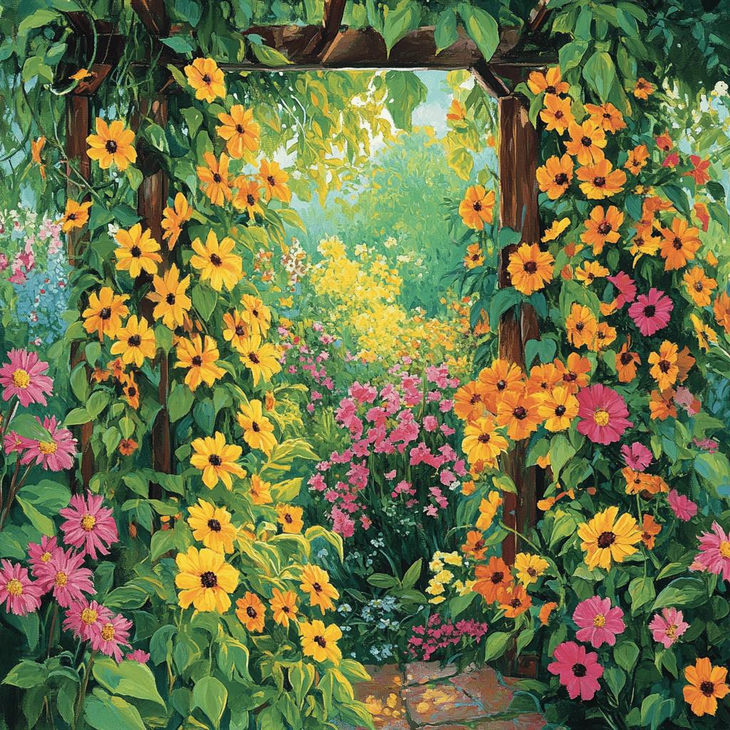 Caring for Thunbergia Alata: The Popular Climbing Plant in Gardens 4 Cuidando da Thunbergia Alata: Dicas e Cuidados Para Sua Flora